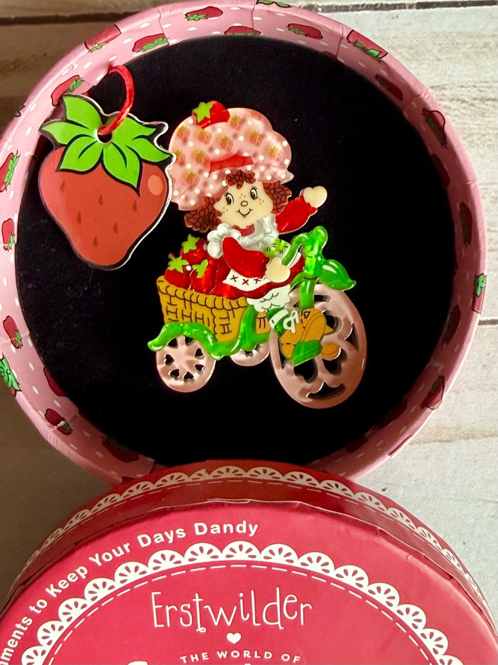 Erstwilder x Strawberry Shortcake Strawberry Adventures Await Brooch 1st Release